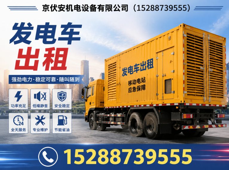 塔城应急发电机出租展示图